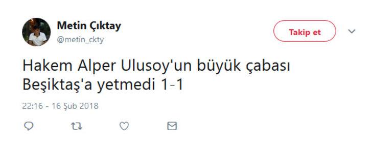 Konyaspor-Beşiktaş maçının hakemi Alper Ulusoy sosyal medyayı salladı G2