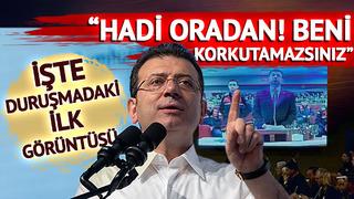 Hadi oradan, beni korkutamazsınız Ekrem İmamoğlu'nu hakim karşısında sinirlendiren soru! İşte duruşmadaki görüntüsü