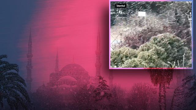 İstanbul'da nisan ayında kar sürprizi