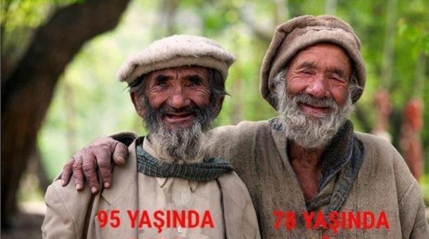 Ortalama yaşam süreleri 120 yıl olan Hunza Türkleri