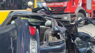 Arnavutköy'de kaza: 2 yaralı