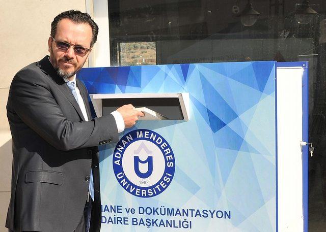 ADÜ’de ‘Kitaplar sizden kahveler bizden’ projesi