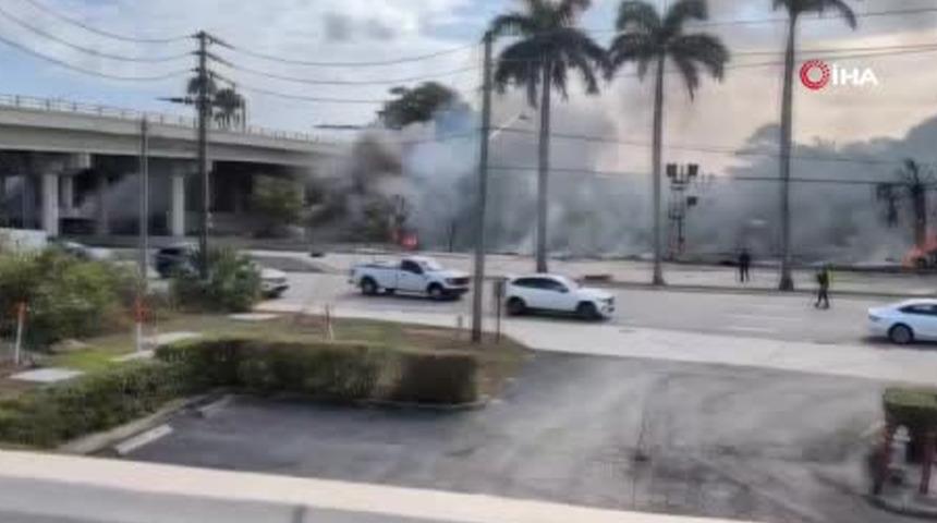 ABD'de dün helikopter, bugün de uçak düştü