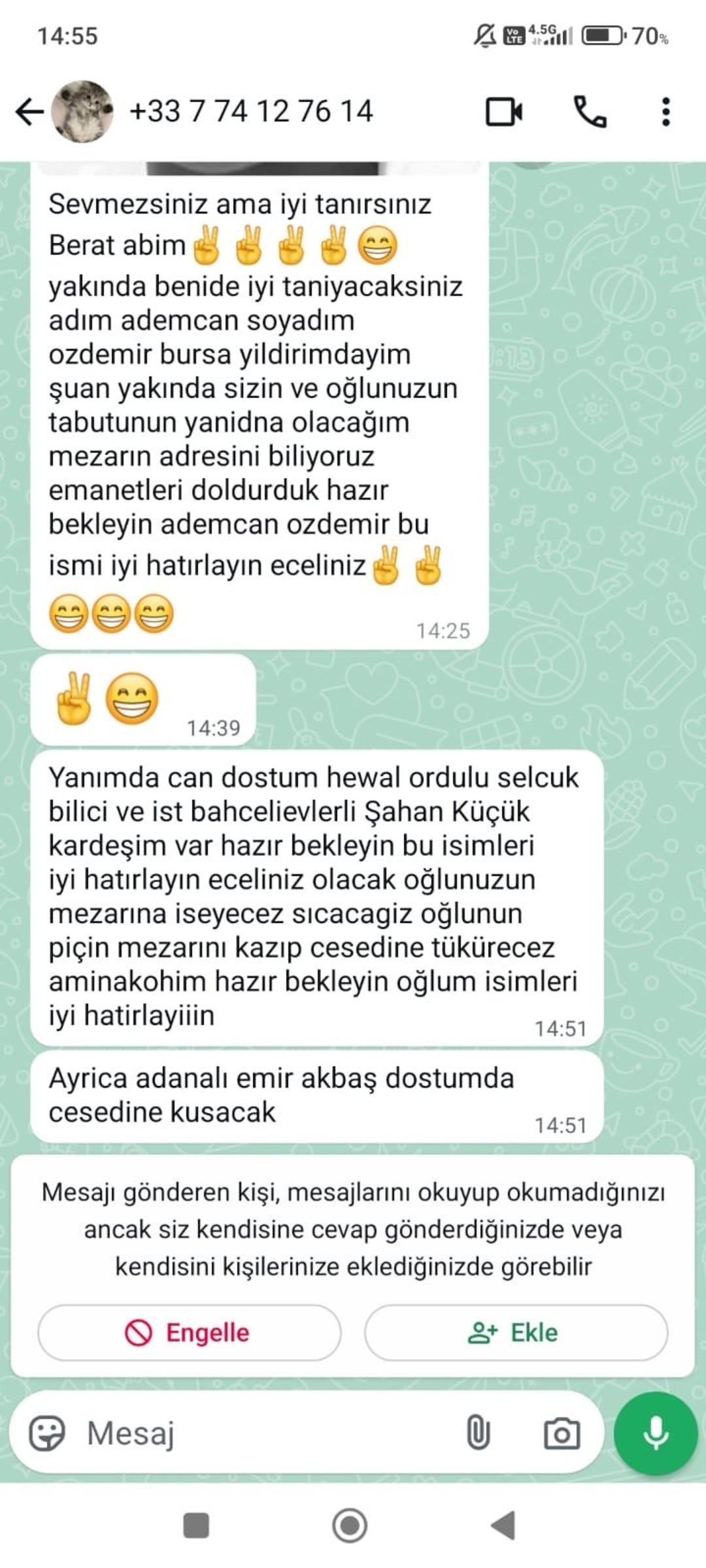 Ahmet Minguzzi nin annesi Yasemin Minguzzi ye gelen tehditler kan dondurdu! Avukatı paylaştı: “Emanetleri doldurduk"” 1