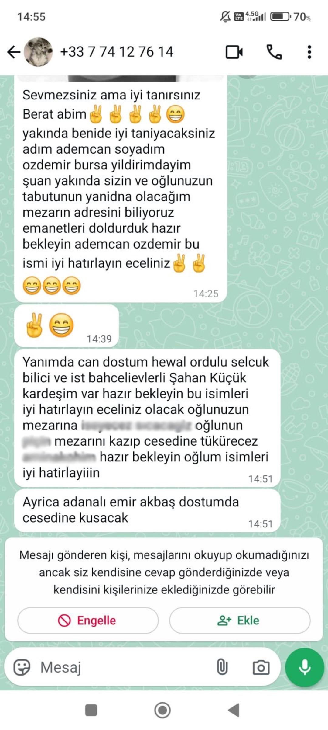 Ahmet Minguzzi nin annesi Yasemin Minguzzi ye gelen tehditler kan dondurdu! Avukatı paylaştı: “Emanetleri doldurduk"” 2
