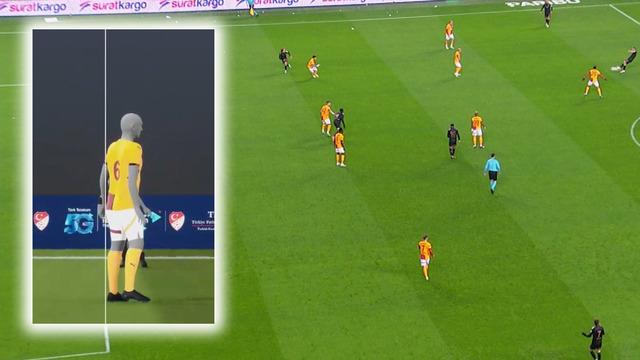Samsunspor'un Galatasaray'a atıp iptal edilen golü olay yarattı! Milimetrelik ofsayt kararı taraftarları ikna etmedi...