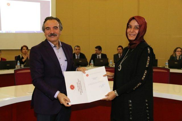 Rektör Bağlı, akademik yükseliş gösteren öğretim üyelerini tebrik etti