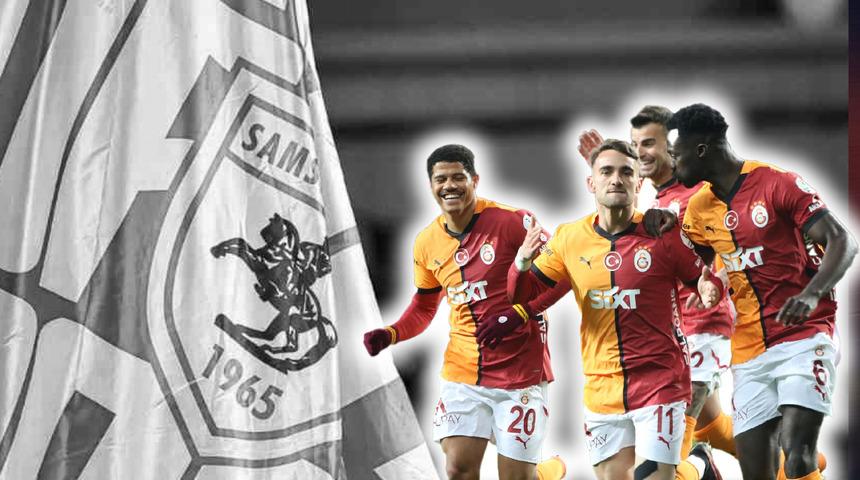 Samsunspor, Galatasaray karşısında bir ilk yaşadı ve taraftarına şok yaşattı!