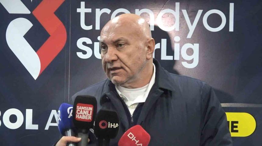 Samsunspor Başkanı Yüksel Yıldırım'dan maç sonu açıklama! "Buz gibi golümüzü iptal ettiler"