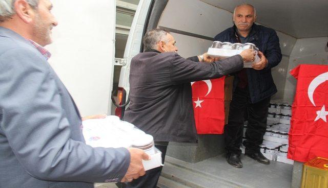 Kocaeli’de bal üreticileri, Afrin kahramanlarına 1071 kavanoz bal gönderdi