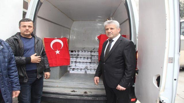 Kocaeli’de bal üreticileri, Afrin kahramanlarına 1071 kavanoz bal gönderdi