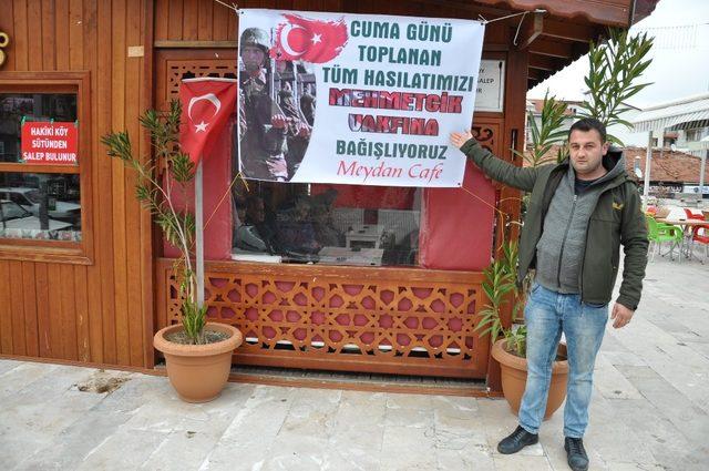 1 günlük hasılatını Mehmetçik Vakfı’na bağışladı