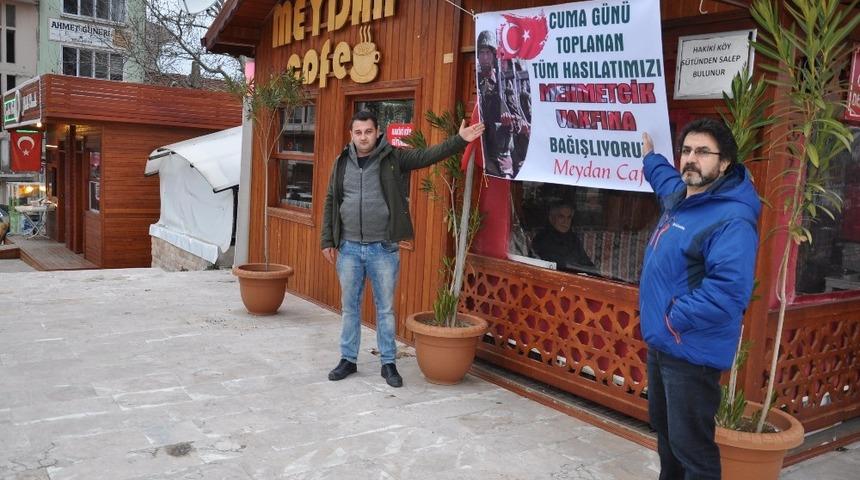 1 g&uuml;nl&uuml;k hasılatını Mehmet&ccedil;ik Vakfı&rsquo;na bağışladı