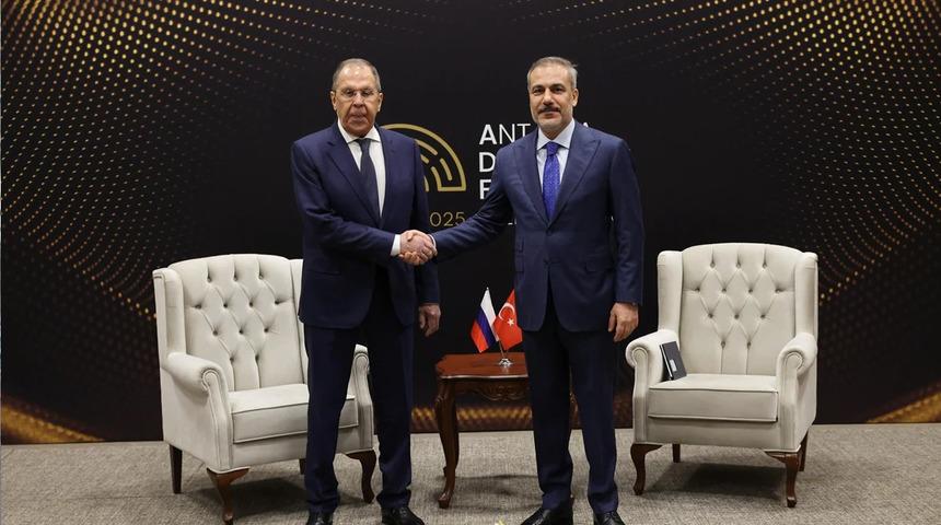 Dışişleri Bakanı Hakan Fidan, Rus mevkidaşı Lavrov ile görüştü