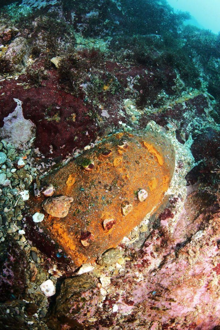 Ertuğrul Fırkateyni'nden dünyanın en eski mermileri çıkartıldı G4