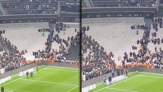 Beşiktaş maçının ardından sahada olay çıktı! Solskjaer çimlere çıkıp taraftarın yanına gitti ve...