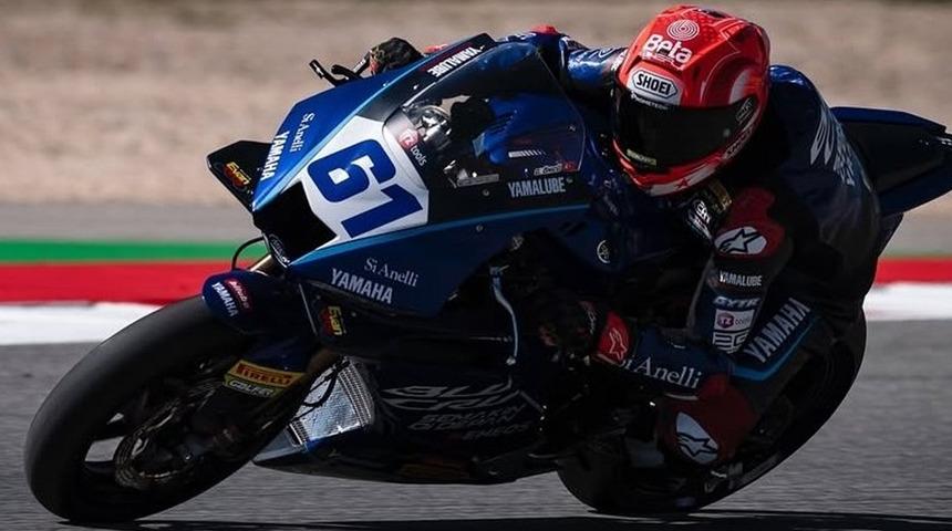 Motosikletçi Can Öncü, Supersport Hollanda ayağındaki ilk yarışta 3. oldu