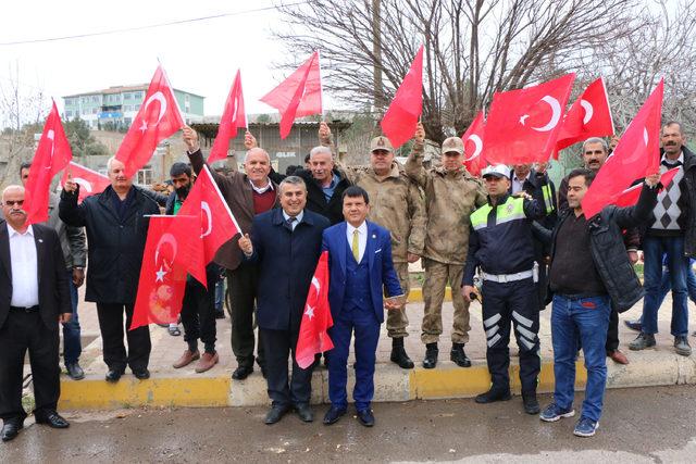 Adıyaman'da Mehmetçiğe destek konvoyu