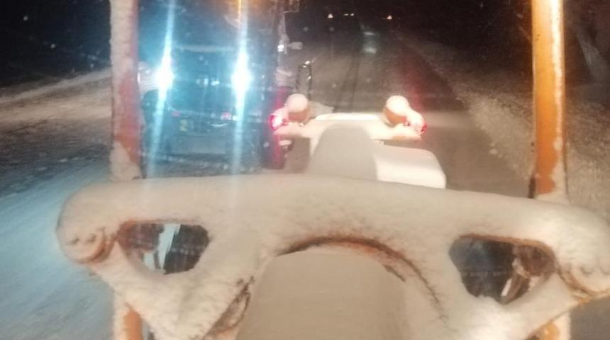 Antalya’da nisan ortasında kar yağışları devam ediyor