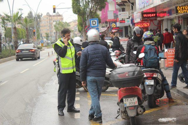 Manavgat’ta motosiklet denetimi