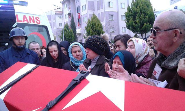 Şehit Pilot Yüzbaşı Yunus Bal, son yolculuğuna uğurlandı