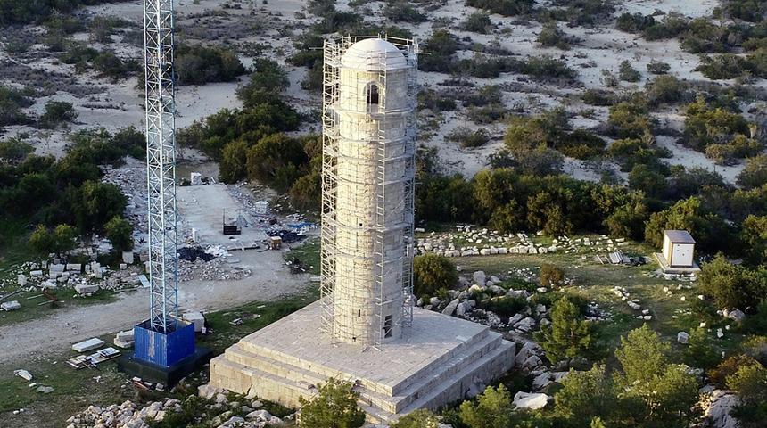2 bin yıllık Patara Deniz Feneri'nin restorasyonu tamamlandı