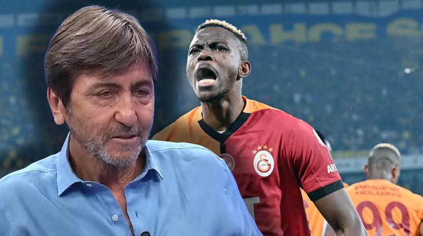 Galatasaray taraftarını üzecek Osimhen iddiasını Rıdvan Dilmen duyurdu!