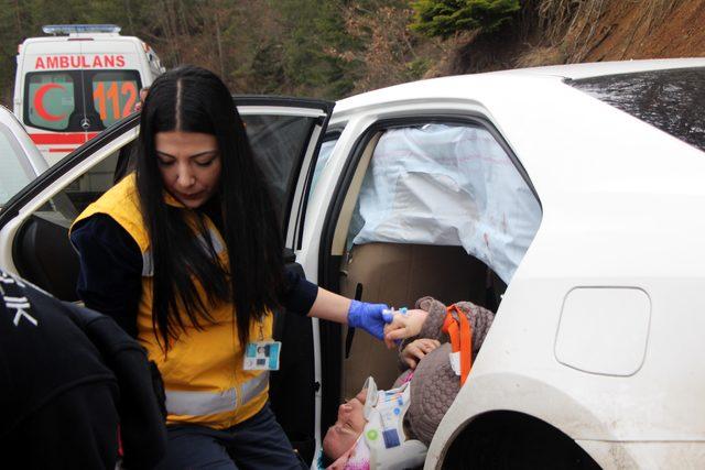 Kazada yaralanan kadın: Çocuklara iyi bakın, kaybolmasın