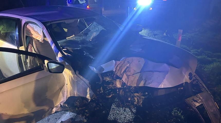 Isparta'da otomobil ağaca çarptı: 1 kişi öldü, 2 kişi yaralandı