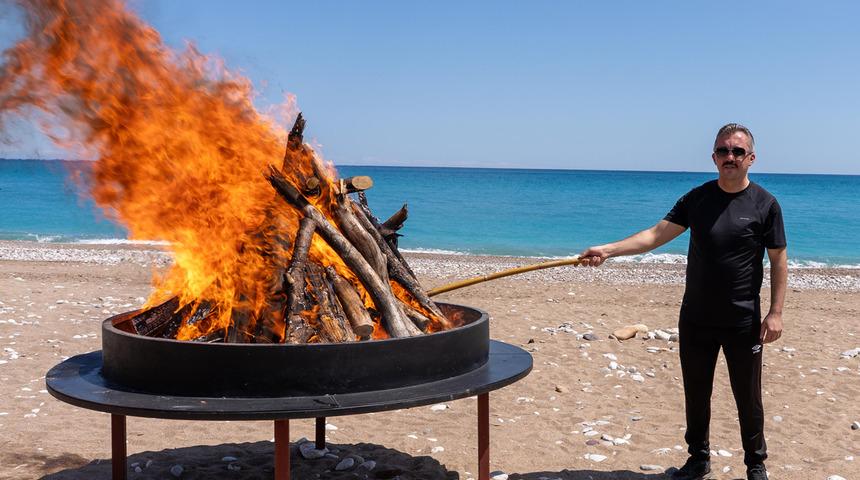 Kemer'de turizm sezonu, olimpiyat ateşiyle açıldı