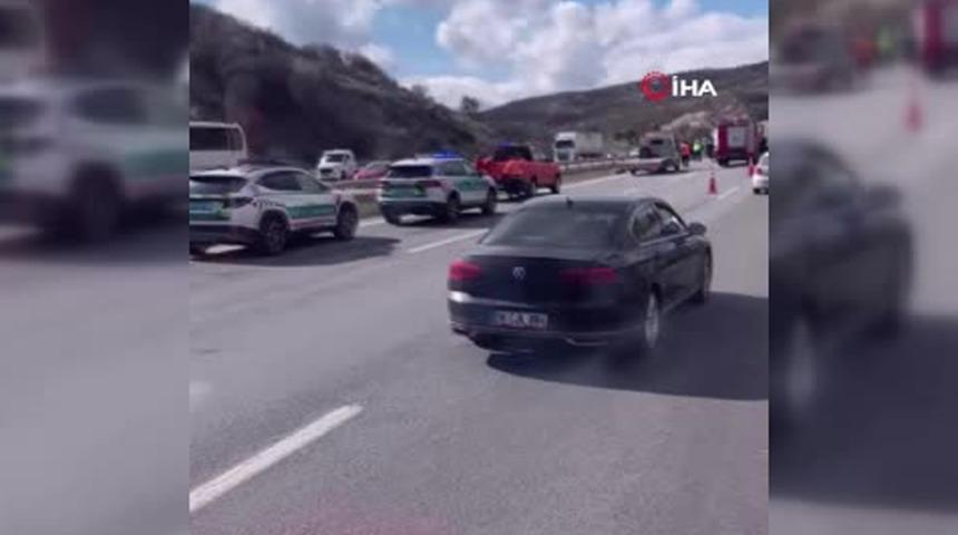 İstanbul - Ankara Otoyolu'nda kaza! 1 kişi hayatını kaybetti