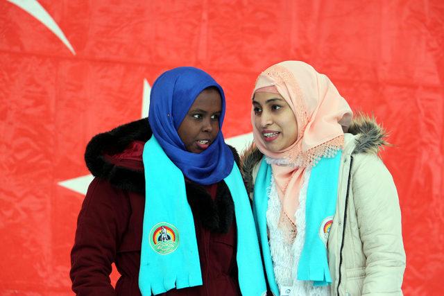 Bingöl'deki kayak festivaline 60 ülkenden yüzlerce kişi katıldı