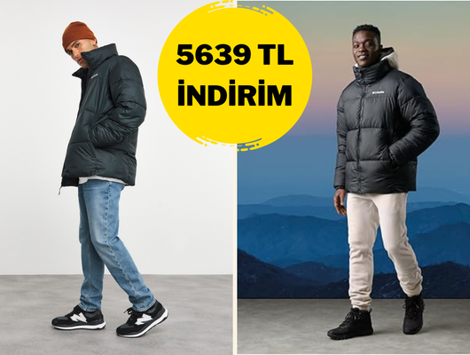 Columbia montta dev fırsat! Soğuk havalara karşı hafif ve etkili koruma...