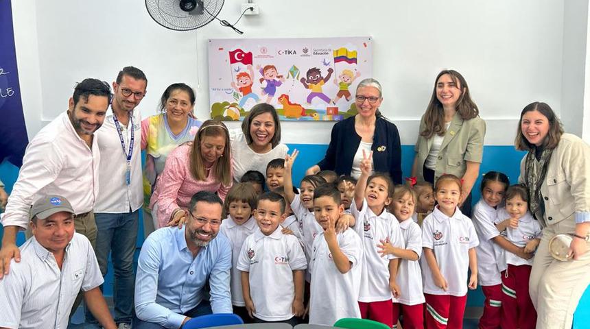 TİKA'dan Kolombiya hamlesi: 10 farklı okulda, okul öncesi eğitim sınıfları kuruldu
