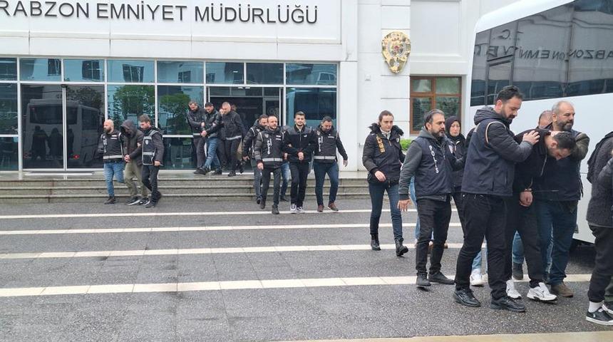 Trabzon merkezli 23 ilde 9 milyarlık yasa dışı bahis ve dolandırıcılık operasyonu