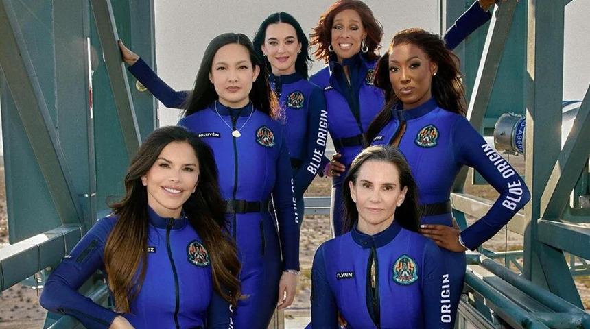 Dünyaca ünlü şarkıcı Katy Perry uzaya gidiyor: Mürettebat tamamen kadınlardan oluşacak