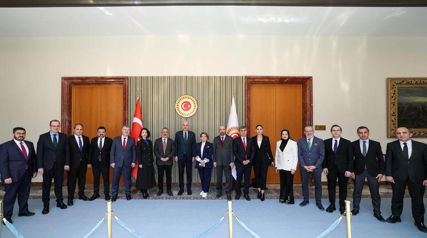 TÜBAF'tan TBMM Başkanı Kurtulmuş'a ziyaret