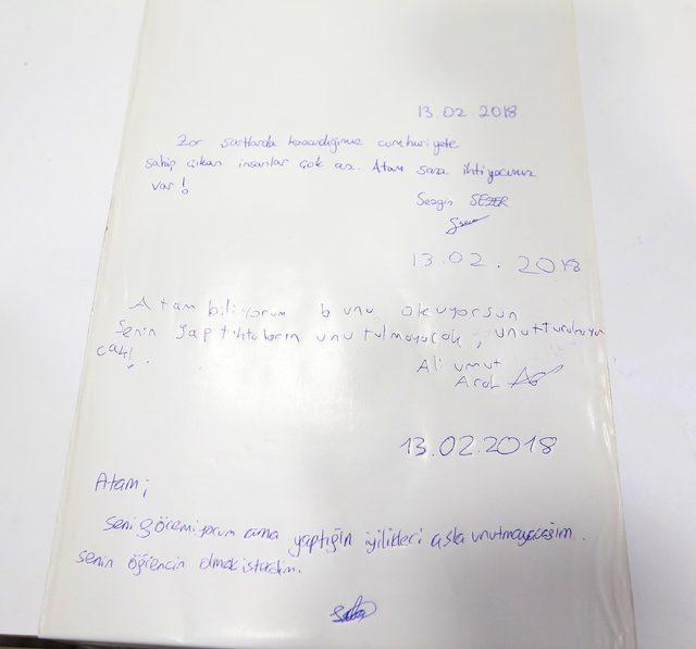 Ata'ya 500 metrelik mektup