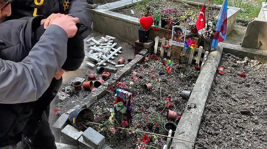 Minguzzi'nin mezarı tahrip edilmişti! Saldırgan yakalandı, ifadesi ortaya çıktı: "Ayağım çitine takıldı düştüm"
