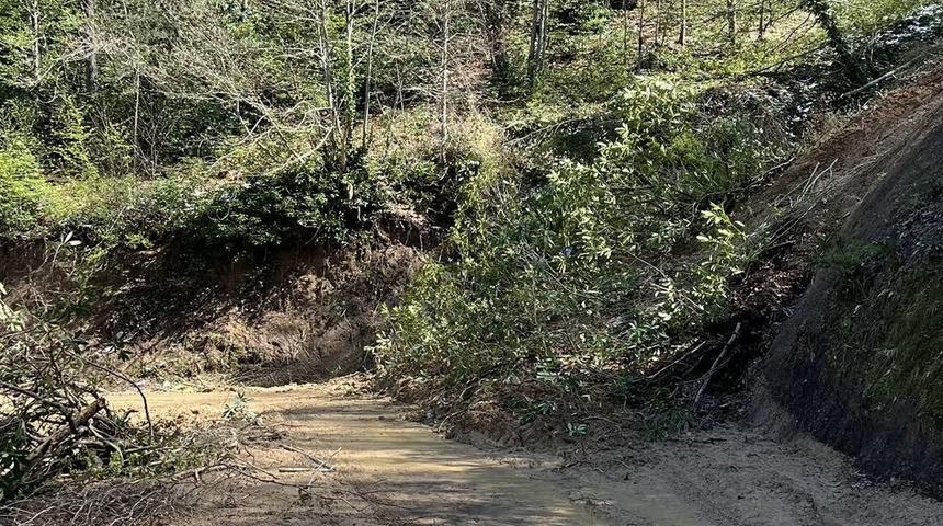 Bartın'ın 5 köyünde heyelan gerçekleşti