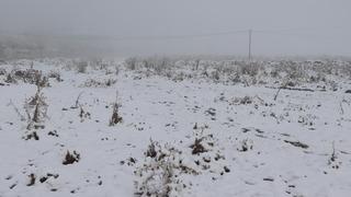 Diyadin'de nisan ayında kar yağışı etkili oldu