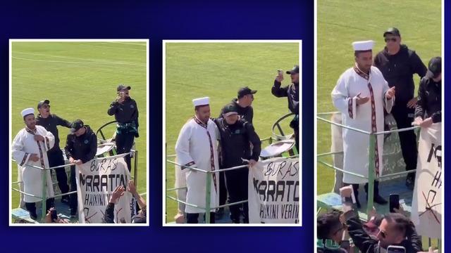 Bu da yaşandı! Denizlispor taraftarından görülmemiş hareket... Tribüne imam getirip dua ettiler