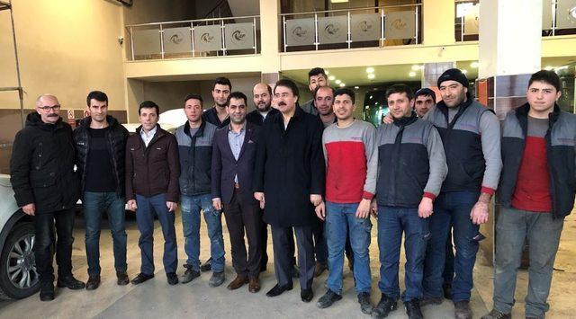 Milletvekili Aydemir’den Sanayi esnafıyla istişare