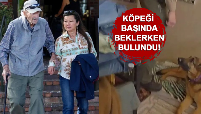 Evlerinin içinden korkunç görüntüler yayınlandı! Köpeği cesedin yanında bekliyor...