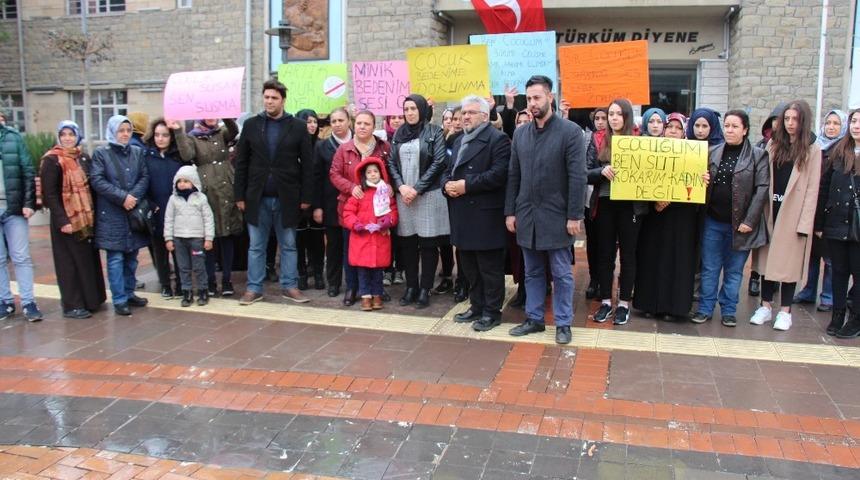 Elazığlı kadınlardan istismar olaylarına tepki