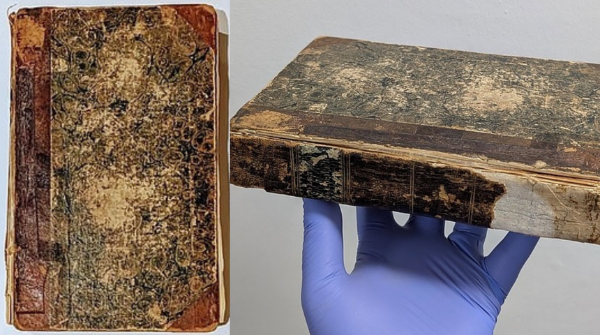 Dünyanın en iğrenç kitabı müze ofisinde bulundu! Hikayesini duyanın midesi bulandırdı! Kullanılan malzeme inanılmaz...