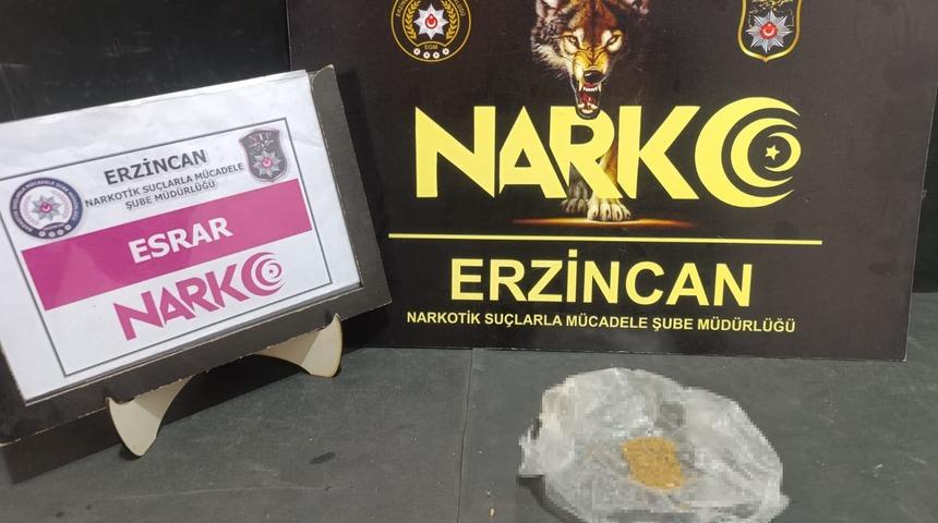 Erzincan'da uyuşturucu operasyonunda 9 şüpheli yakalandı