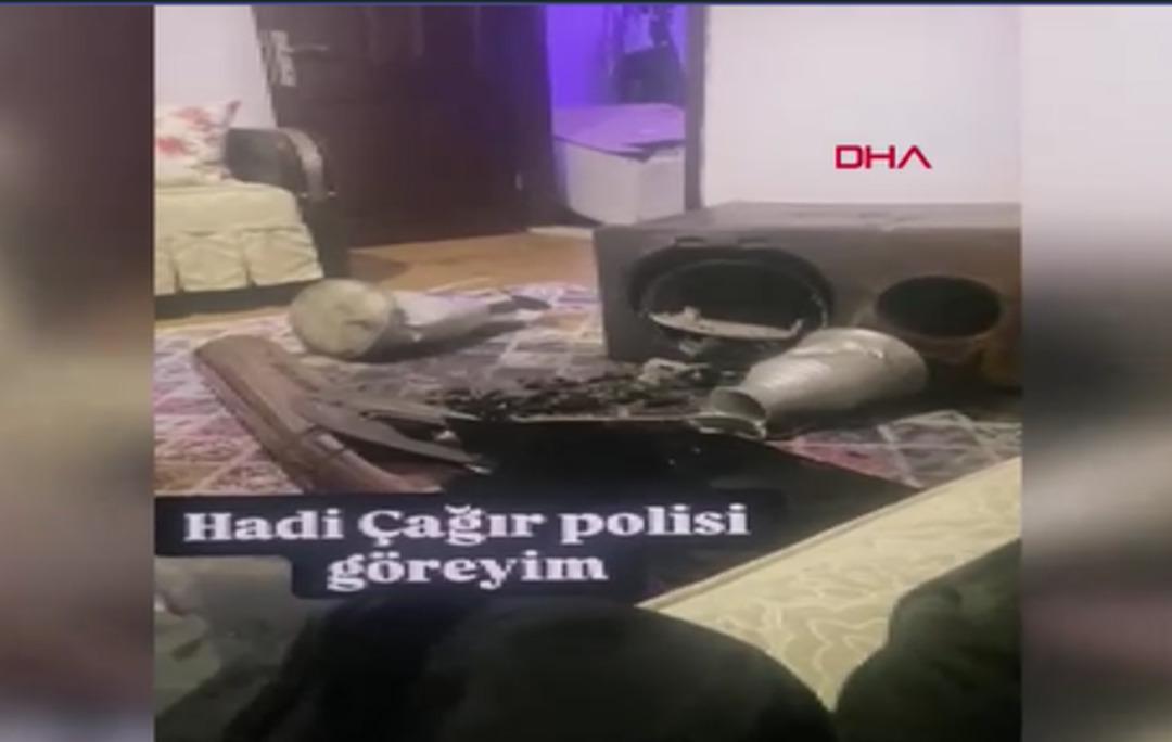 Satırı defalarca kez vurup tehditler savurdu... Annesiyle tartıştı, canlı yayında evi yaktı! 3