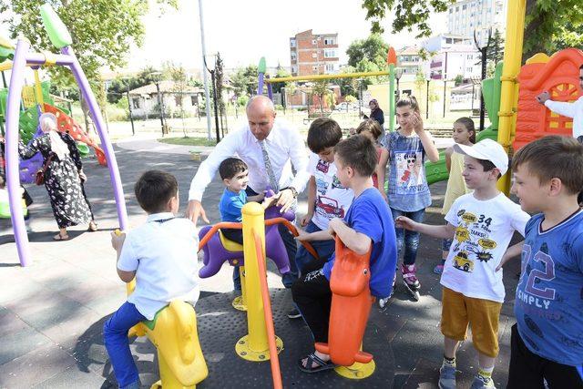Tekkeköy’de parklar cıvıl cıvıl