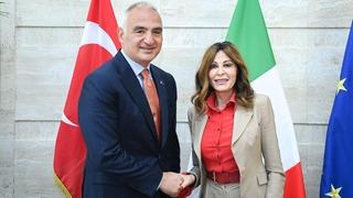 Kültür ve Turizm Bakanı Ersoy, İtalya Turizm Bakanı Santanche ile görüştü